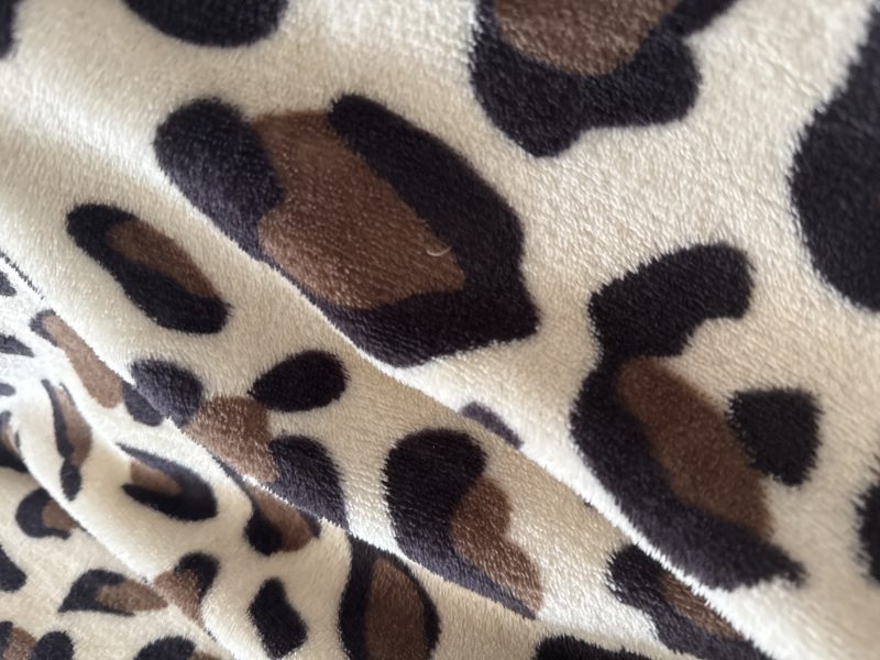 Leopard Print Fabric Study Needs Artistic Intent