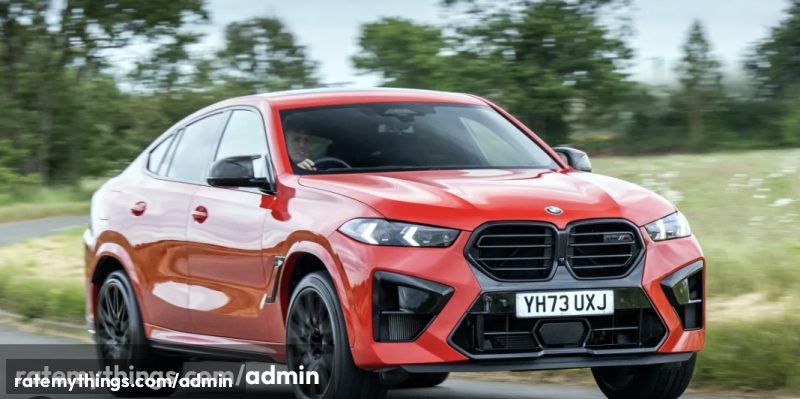 Bold M Car Captured in Dynamic Motion Blur