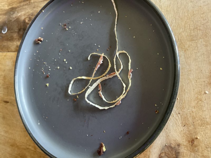 A Finished Plate Missing the Story It Told